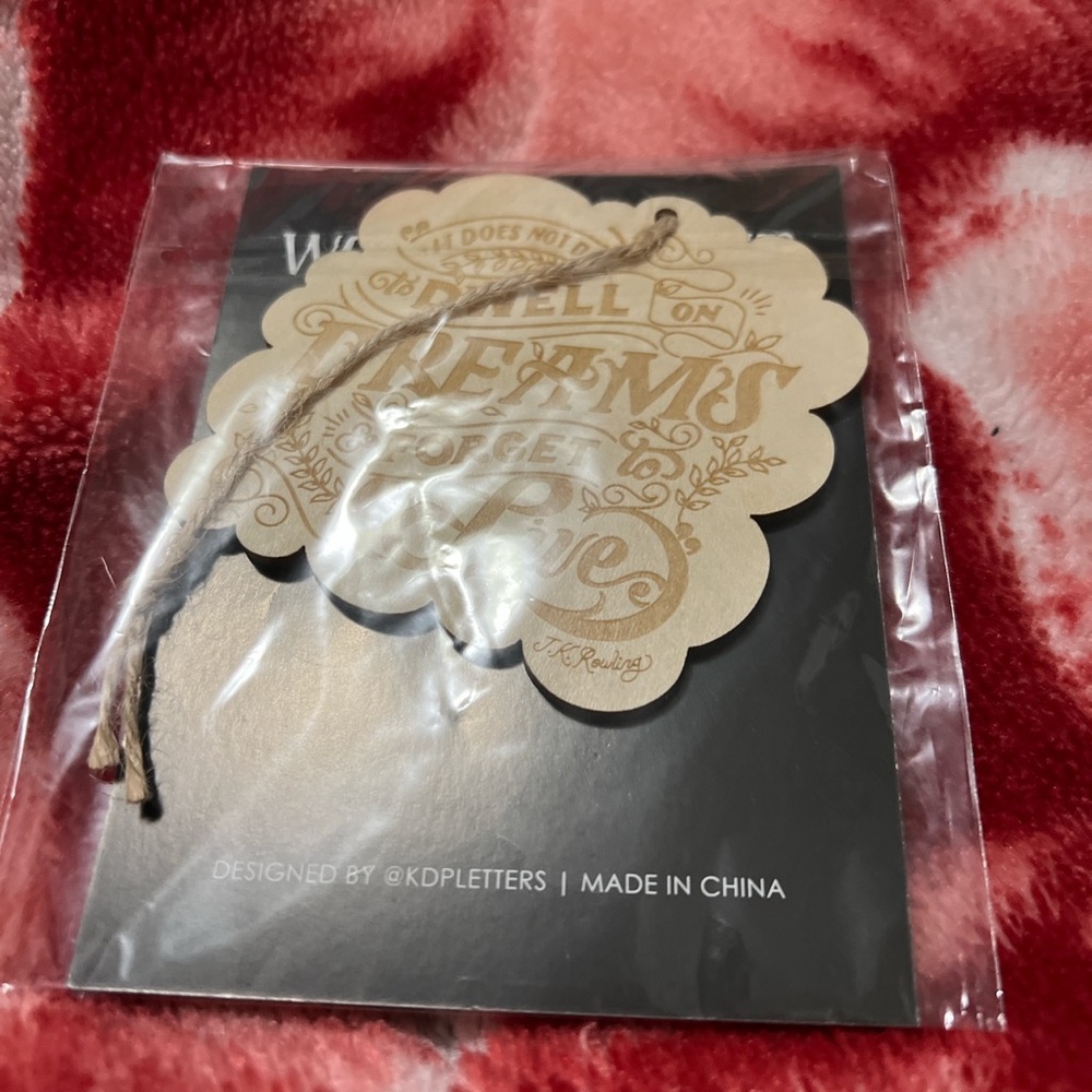 Fairyloot exclusive wooden orderment Harry Potter quote by Dumbledore